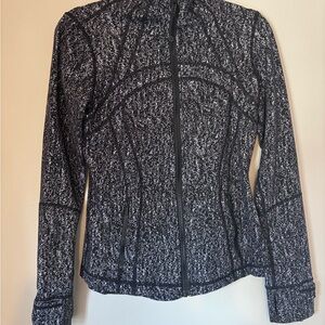 Black and White Zip-Up LULU jacket